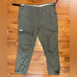 Columbia Outdoor Hiking Pants Olive Men’s M 34 Trail Utility Cargo Gorpcore